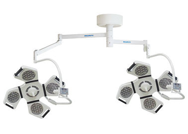 Double Arm หลอดไฟ LED ในการดำเนินงานหลอดไฟอุปกรณ์โรงพยาบาล Shadowless 160000Lux