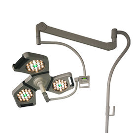 ไฟ LED แพทย์เคลื่อนที่ปรับอุณหภูมิสี LED โคมไฟปฏิบัติการแบบไม่มีร่มเงา
